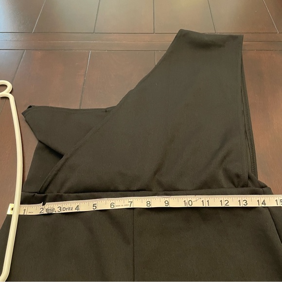 PrettyLittleThing Black One Shoulder Fitted Maxi Dress Women Size US12 - Picture 4 of 7